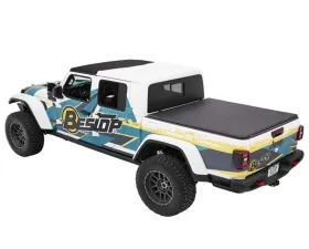 Bestop Black Diamond EZ-Fold Soft Tri-Fold Tonneau Cover Jeep Gladiator 5 Ft. Bed 2020