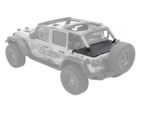 Bestop Black Diamond Soft Top Duster Deck Cover Jeep Wrangler 4-Door 2018-2021