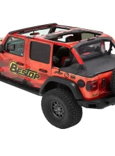 Bestop Black Diamond Standard Windjammer for Jeep Wrangler 4-Door 2018-2021                                     - 80053-35 - Image 2