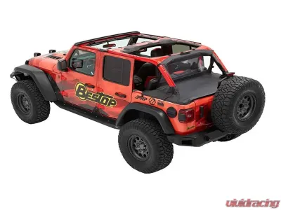 Bestop Black Diamond Standard Windjammer for Jeep Wrangler 4-Door 2018-2021 - 80053-35