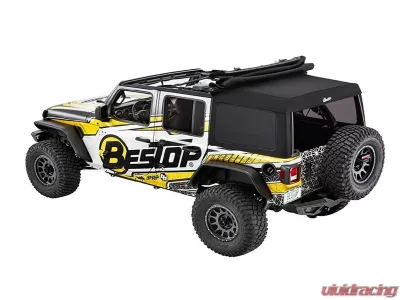Bestop Black Twill Supertop Ultra Soft Top Jeep Wrangler 4-Door 2018-2021 - 54725-17