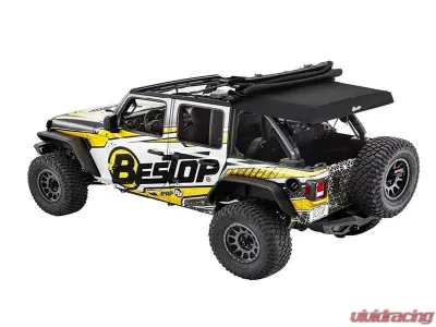 Bestop Black Twill Supertop Ultra Soft Top Jeep Wrangler 4-Door 2018-2021 - 54725-17