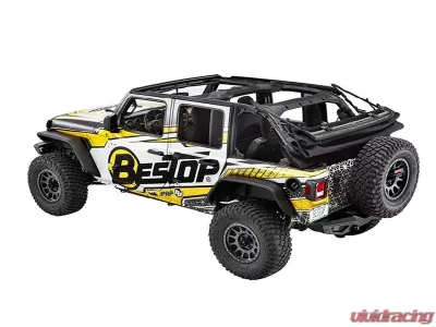 Bestop Black Twill Supertop Ultra Soft Top Jeep Wrangler 4-Door 2018-2021 - 54725-17