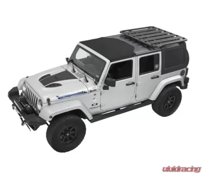 Bestop Black Rhino Rack for Sunrider - Backbone Kit Jeep Wrangler 4-Door 2007-2018 - 41467-01