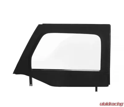 Bestop Black Twill Rear Upper Fabric Half Doors Jeep Wrangler 4-Door 2007-2018 - 51733-17