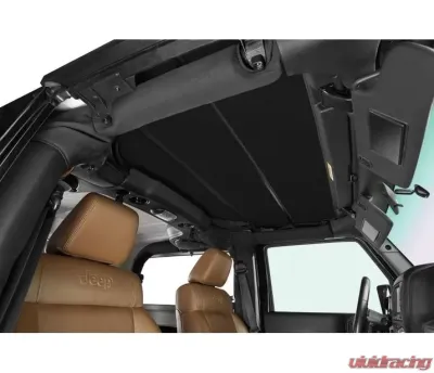Bestop Black Twill Sunrider for Hardtop Jeep Wrangler 2007-2018 - 52453-17