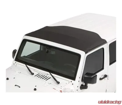 Bestop Black Twill Sunrider for Hardtop Jeep Wrangler 2007-2018 - 52453-17
