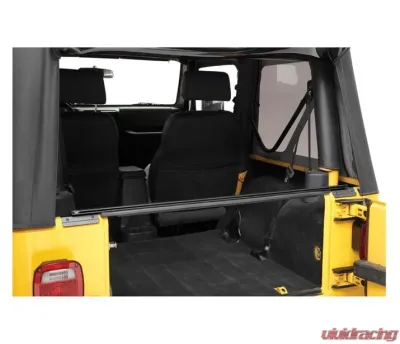 Bestop Black Tailgate Bar for Jeep Wrangler JL 2018-2021, Steel Construction - 52700-01