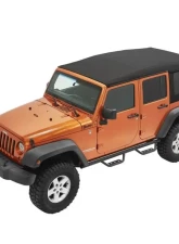 Bestop Black Twill Supertop Ultra Soft Top Jeep Wrangler 4-Door 2007-2018                                     - 54724-17 - Image 6