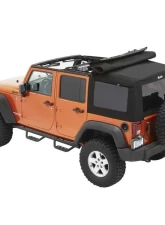 Bestop Black Twill Supertop Ultra Soft Top Jeep Wrangler 4-Door 2007-2018                                     - 54724-17 - Image 3