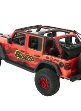 Bestop Black Twill Trektop Ultra Soft Top Jeep Wrangler JL 4-Door 2018-2021                                     - 54925-17 - Image 2