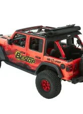 Bestop Black Twill Trektop Ultra Soft Top Jeep Wrangler JL 4-Door 2018-2021                                     - 54925-17 - Image 3