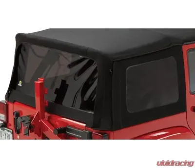 Bestop Pebble Beige Twill Tinted Window Kit for 2007-2018 Jeep Wrangler 4-Door - 58443-74