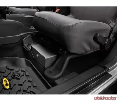 Bestop Driver Side Underseat Lock Box Jeep Wrangler 2007-2018 - 42640-01