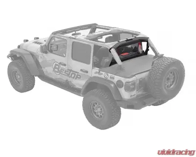 Bestop Black Diamond Standard Windjammer for Jeep Wrangler 4-Door 2018-2021 - 80053-35