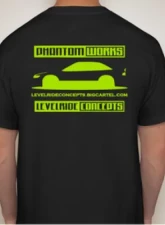 Levelride Mens Phantom Works Drift Life T-Shirt                                     - LRCDRFITSHIRTM1-M - Image 2