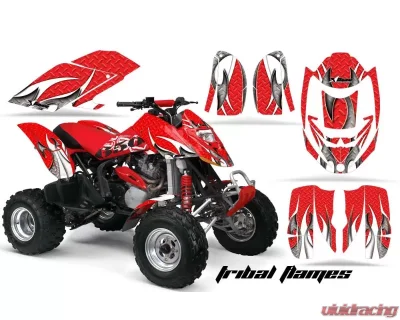 AMR Racing Graphics Kit Decal Quad Wrap For Can-Am Bombardier DS650 DS 650 TBOMBER RED - CAM-DS650-TB R