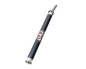 QA1 3.2in Dirt Late Model Carbon Fiber Driveshaft 39in XMA | 1310 U-Joint | 8in GM 27SP Slip Yoke | 2600LB/FT