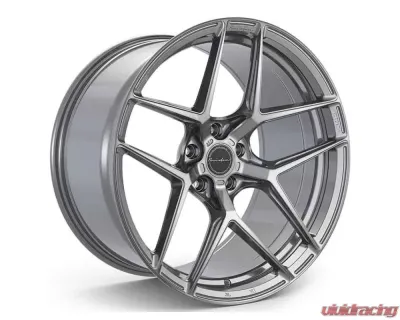 Brixton Forged RF7 Wheel 22x10.5 5x120 35mm Gloss Brushed Titanium - RF7GBT-22105ET35-5120741C