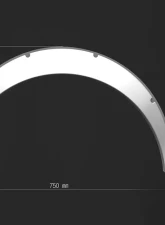 Clinched Flares Classic 9cmUniversal Fender Flares                                     - Cl9 - Image 2