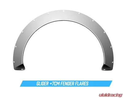 Clinched Flares Glider 7cm Universal Fender Flares - Gl7