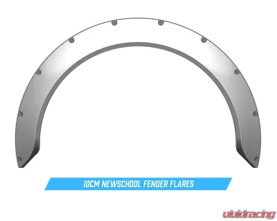 Clinched Flares New School 10cm Universal Fender Flares - NS10