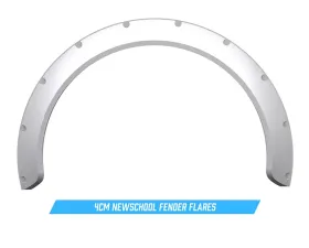 Clinched Flares New School 4cm Universal Fender Flares