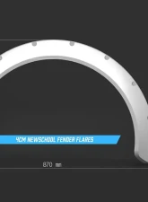 Clinched Flares New School 4cm Universal Fender Flares                                     - NS4 - Image 2