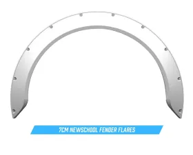 Clinched Flares New School 7cm Universal Fender Flares