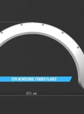 Clinched Flares New School 7cm Universal Fender Flares                                     - NS7 - Image 2
