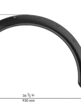 Clinched Flares New School XL 4cm/1.6" Fender Flares                                     - NSXL4 - Image 2