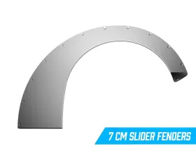 Clinched Flares Slider 7cm Universal Fender Flares