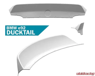 Clinched Flares Ducktail Spoiler BMW 3-Series E92 05-11 - duck-e92