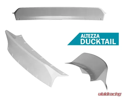 Clinched Flares Ducktail Spoiler Lexus IS300 01-05 - duck-is300