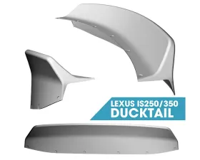 Clinched Flares Widebody Kit with Ducktail Spoiler Lexus IS250 | IS350 06-12