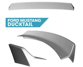 Clinched Flares Ducktail Spoiler Ford Mustang S550 GT | GT350 | EcoBoost | V6 2015-2022