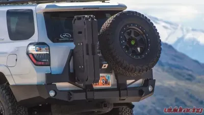 Expedition One Dual Swing-Out Rear Bumper Toyota 4Runner 2010+ - 4R10+RB-DSTC-BARE