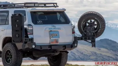 Expedition One Dual Swing-Out Rear Bumper Toyota 4Runner 2010+ - 4R10+RB-DSTC-BARE