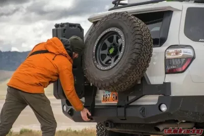 Expedition One Dual Swing-Out Rear Bumper Toyota 4Runner 2010+ - 4R10+RB-DSTC-BARE