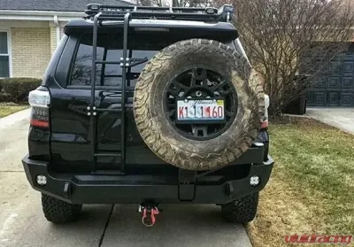 Expedition One Single Swing-Out Rear Bumper Toyota 4Runner 2010+ - 4R10+RB-SSTC-BARE