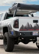 Expedition One Rear Bumper Chevrolet Silverado 1500 2014-2018                                     - CHV1500-14-18-RB-BARE - Image 3