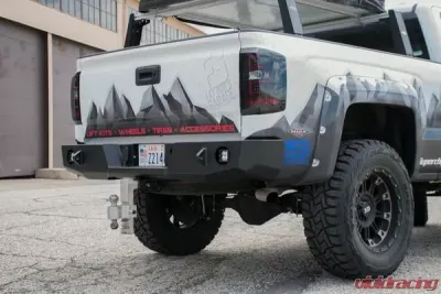 Expedition One Rear Bumper Chevrolet Silverado 1500 2014-2018 - CHV1500-14-18-RB-BARE