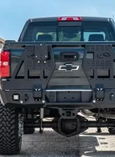Expedition One Dual Swing-Out Rear Bumper Chevrolet Silverado 1500 2014-2018                                     - CHV1500-14-18-RB-DSTC-BARE - Image 5