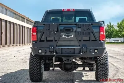 Expedition One Dual Swing-Out Rear Bumper Chevrolet Silverado 1500 2014-2018 - CHV1500-14-18-RB-DSTC-BARE