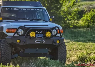 Expedition One Trail Series Diamond Style Front Bumper Toyota FJ Cruiser 2007+ - FJC-FB-DM-BARE