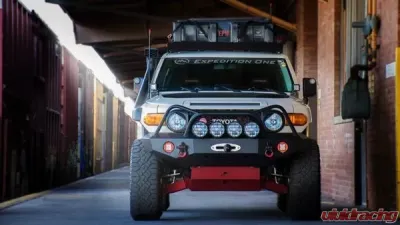 Expedition One Trail Series Diamond Style Front Bumper Toyota FJ Cruiser 2007+ - FJC-FB-DM-BARE