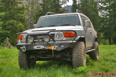 Expedition One Trail Series Kodiak Style Front Bumper Toyota FJ Cruiser 2007+ - FJC-FB-KD-BARE