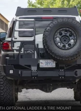 Expedition One Trail Series Dual Swing Rear Bumper Toyota FJ Cruiser 2007-2017                                     - FJC-RB-DSTC-BARE - Image 11