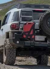 Expedition One Trail Series Dual Swing Rear Bumper Toyota FJ Cruiser 2007-2017                                     - FJC-RB-DSTC-BARE - Image 10