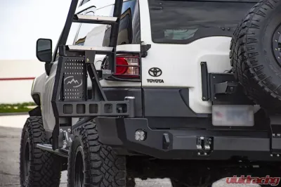 Expedition One Trail Series Dual Swing Rear Bumper Toyota FJ Cruiser 2007-2017 - FJC-RB-DSTC-BARE
